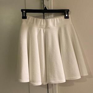 Urban Coco White Pleated Skirt